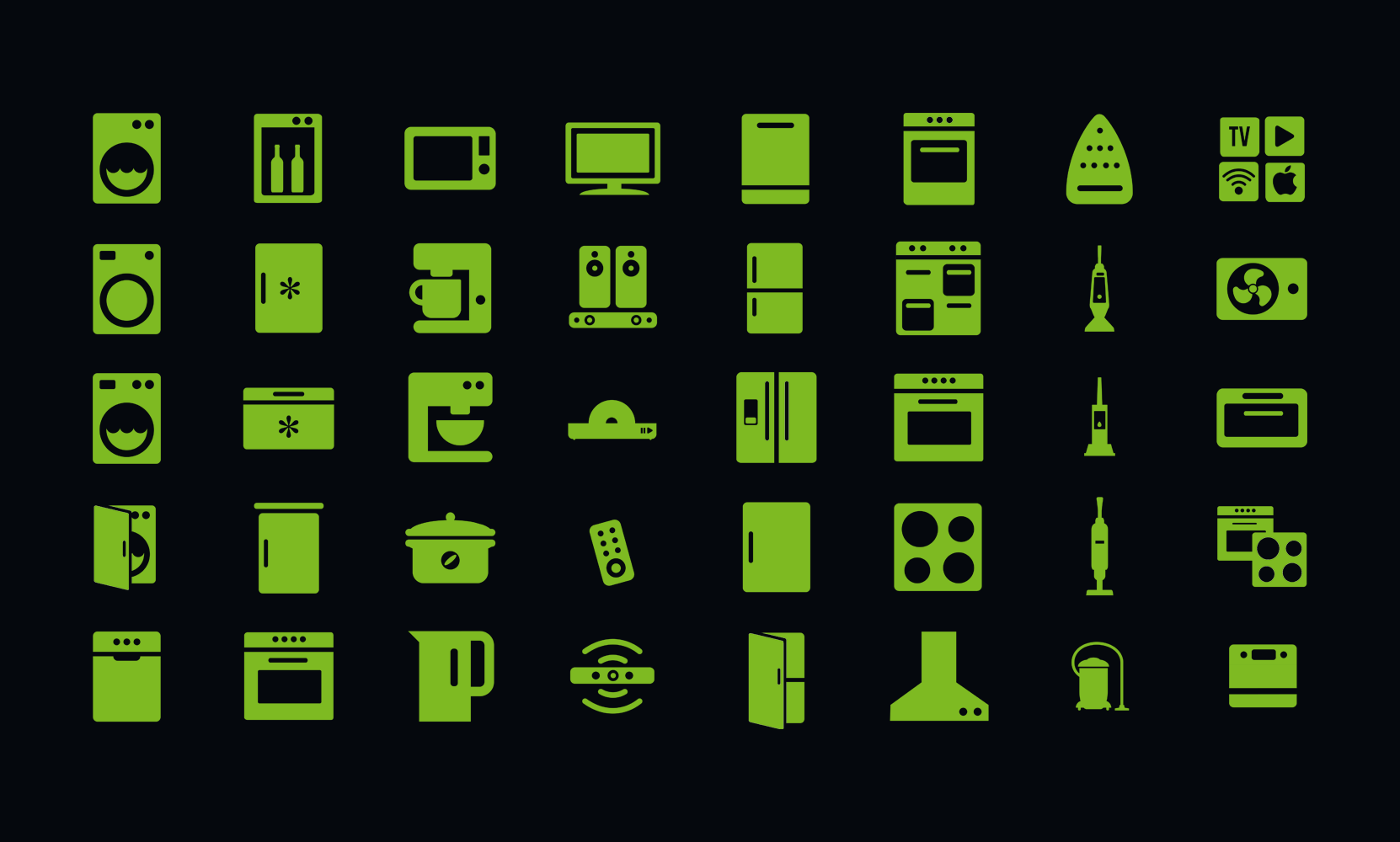 ao.com Menu Icon set