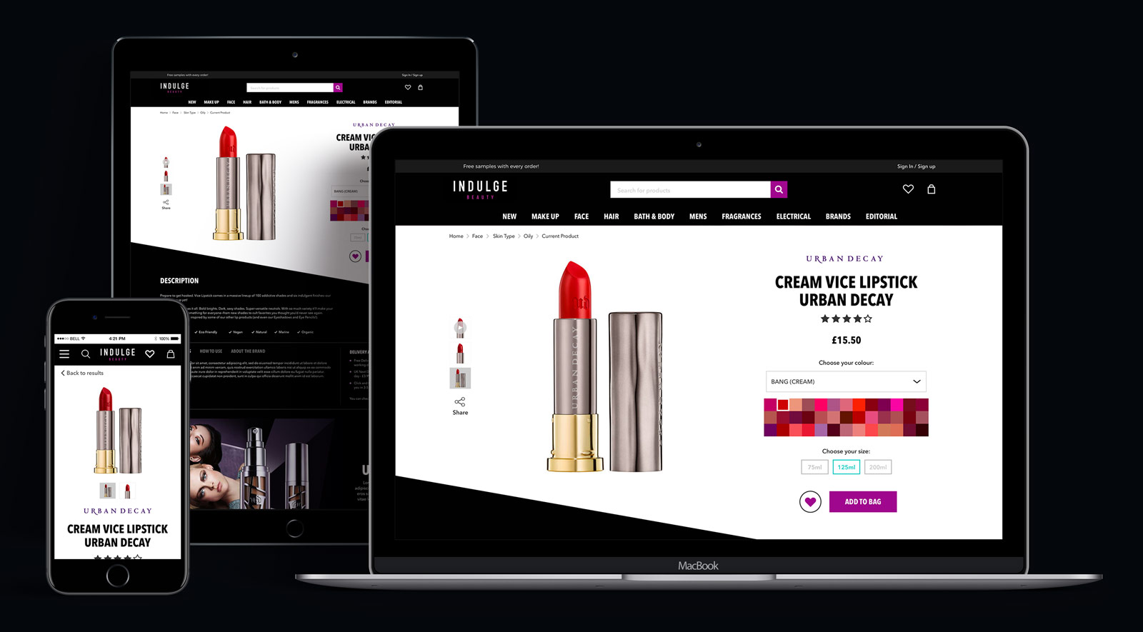 Indulge Beauty - Product